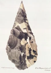 Flintvåben, 1797 (wc på papir)